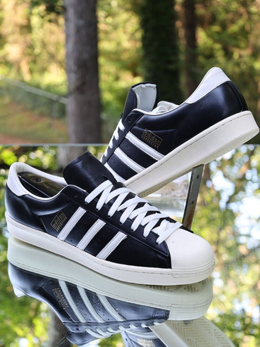 Adidas Superstar Vintage Black White Cream